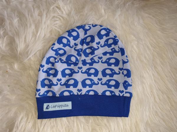 Beanie Kopfumfang 47-49cm "Elefanten"